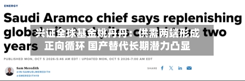 兴证全球基金姚丹丹:供需两端形成正向循环 国产替代长期潜力凸显